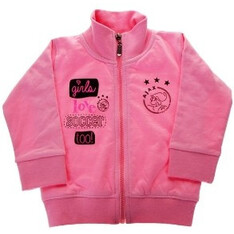 AJAX Amsterdam Baby sweatvest ajax roze: girls love soccer