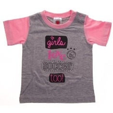 AJAX Amsterdam Baby t-shirt ajax roze: girls love soccer
