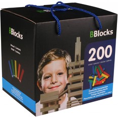 BBlocks Bblocks 200 stuks in doos gekleurd