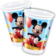 Mickey Mouse Bekertjes Mickey Mouse 200 ml: 8 stuks (81509P)