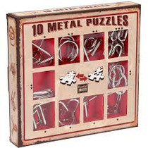 10 Metal Puzzles (rood)