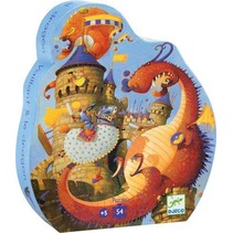 Silhouette Puzzle - Vaillant & The Dragon