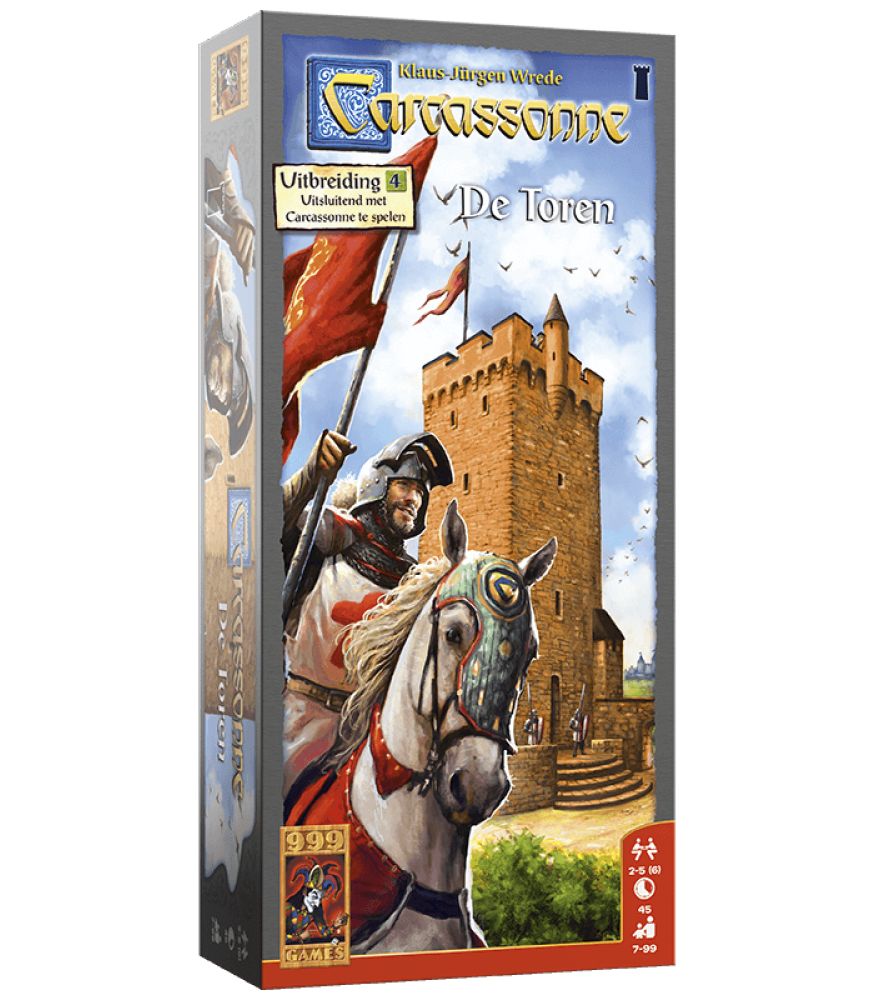 klasse afbreken Hoorzitting 999-Games Carcassonne: De Toren - Uitbreiding | De Dobbelsteen