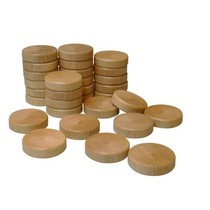 Sjoelstenen: 30Stuks 52MM Holgedraaid