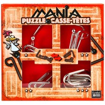 Puzzle Mania (Rood) metal puzzles (Casse-Tetes)