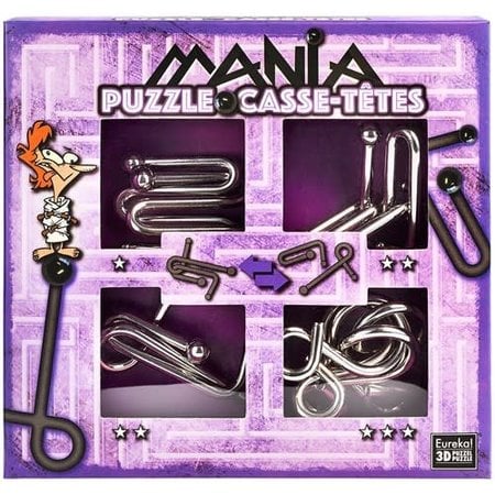 Eureka Puzzle Mania (Paars) metal puzzles (Casse-Tetes)