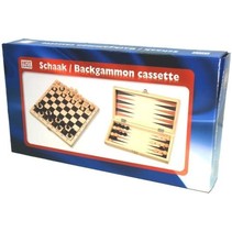 Schaak/Backgammon klapcass. 30mm/29cm