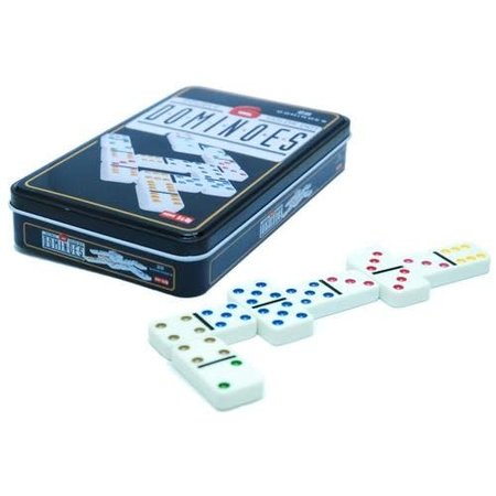 HOT games Domino dubbel 6 in blik gekleurd