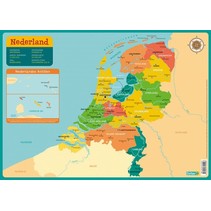 Educatieve onderleggers - Kaart Nederland