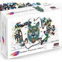 Eureka 2D RainboWooden Puzzle - Wolf