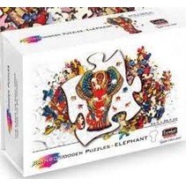 Eureka 2D RainboWooden Puzzle - Elephant