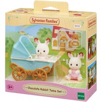 Sylvanian Families - Chocolate Rabbit Twins Set