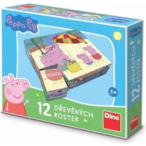 Peppa Pig blokjes puzzle 12 pcs