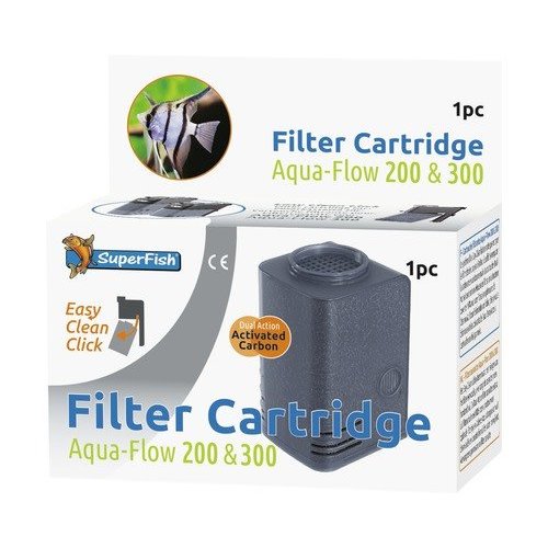 SuperFish SuperFish Aqua-Flow 200/300 Easy Click cartridge 1 stuk SuperFish SuperFish Aqua-Flow 200/300 Easy Click cartridge 1 stuk