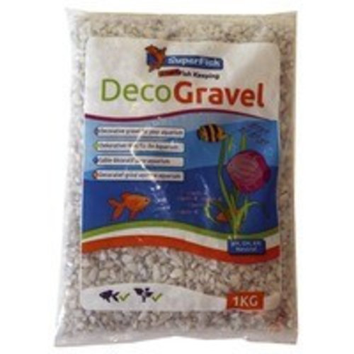 SuperFish SuperFish Deco grind wit 1kg SuperFish SuperFish Deco grind wit 1kg