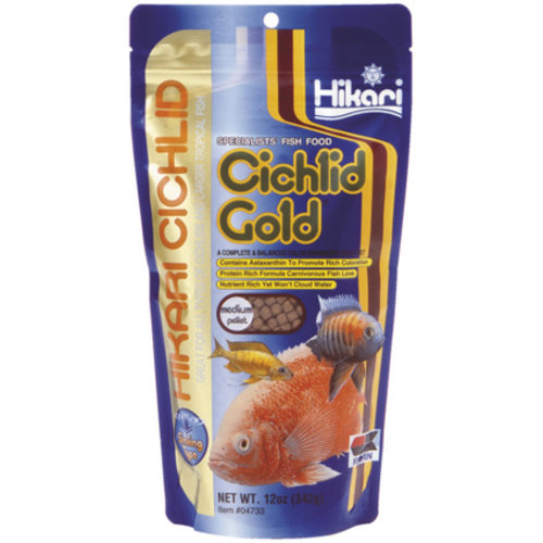 Hikari Hikari Cichlid Gold Medium 100 gram zinkend Hikari Hikari Cichlid Gold Medium 100 gram zinkend