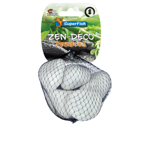 SuperFish SuperFish Zen pebble medium wit 450 gram SuperFish SuperFish Zen pebble medium wit 450 gram