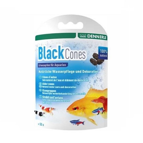 Dennerle Dennerle Black Cones 40 gram - voor 1200 L Dennerle Dennerle Black Cones 40 gram - voor 1200 L