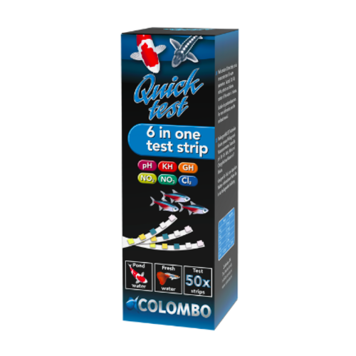 Colombo Colombo quicktest 6way 50 strips pond Colombo Colombo quicktest 6way 50 strips pond