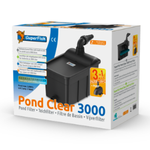 SuperFish SuperFish pondclear kit 3000 SuperFish SuperFish pondclear kit 3000