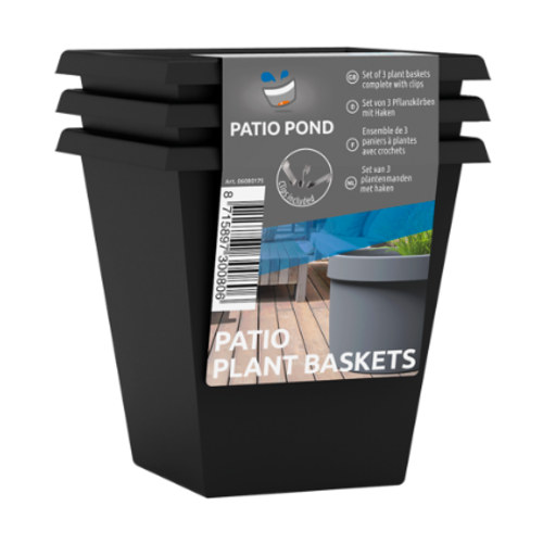 SuperFish SuperFish patio pond mandje & haken 3st SuperFish SuperFish patio pond mandje & haken 3st