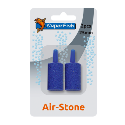SuperFish Superfish luchtsteen cilinder blister 2 st. SuperFish Superfish luchtsteen cilinder blister 2 st.