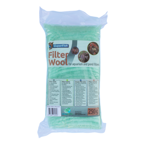 SuperFish Superfish Groene filterwatten grof 250 gam SuperFish Superfish Groene filterwatten grof 250 gam