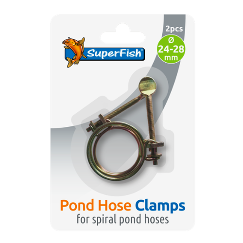 SuperFish SuperFish Spiraalslangklem 24-28mm 2 st SuperFish SuperFish Spiraalslangklem 24-28mm 2 st