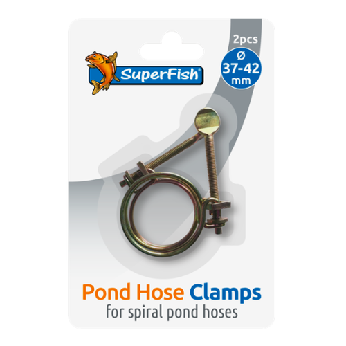 SuperFish SuperFish Spiraalslangklem 37-42mm 2 st SuperFish SuperFish Spiraalslangklem 37-42mm 2 st