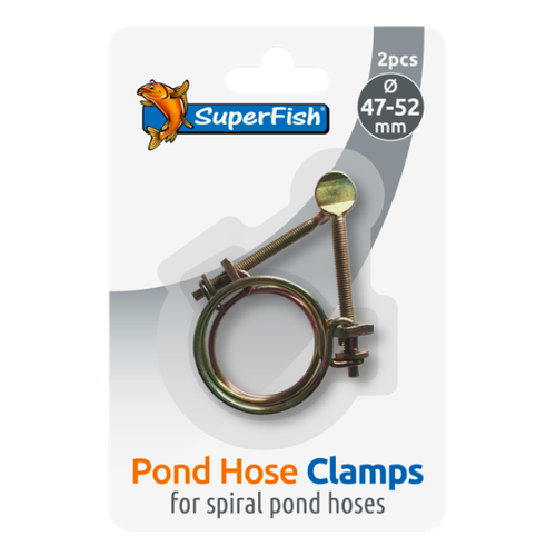 SuperFish SuperFish Spiraalslangklem 47-52mm 2 st SuperFish SuperFish Spiraalslangklem 47-52mm 2 st