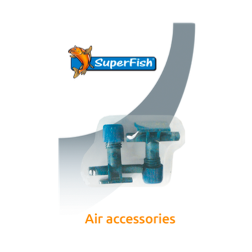 SuperFish SuperFish Luchtslang kraan 2 stuks SuperFish SuperFish Luchtslang kraan 2 stuks