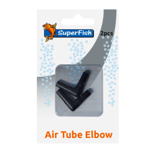 SuperFish Superfish Luchtslang elleboog 2 st. SuperFish Superfish Luchtslang elleboog 2 st.
