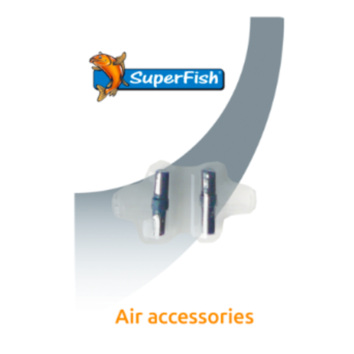 SuperFish SuperFish Luchtslang koppelstuk MM 2 stuks SuperFish SuperFish Luchtslang koppelstuk MM 2 stuks
