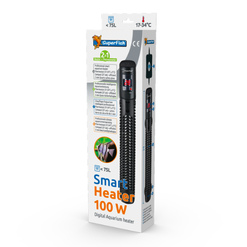 SuperFish SuperFish Smart heater 100 watt verwarming SuperFish SuperFish Smart heater 100 watt verwarming