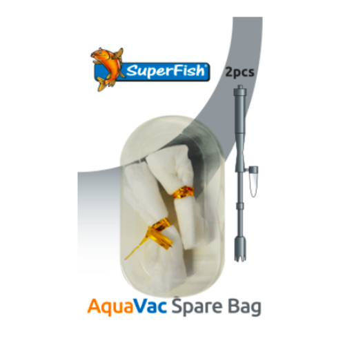 SuperFish SuperFish Aquavac Vervangzakje 2st. SuperFish SuperFish Aquavac Vervangzakje 2st.