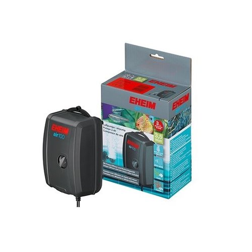 Eheim Eheim luchtpomp regelbaar 3701 100 L/h met 1 m slang + 1 uitstromer Eheim Eheim luchtpomp regelbaar 3701 100 L/h met 1 m slang + 1 uitstromer