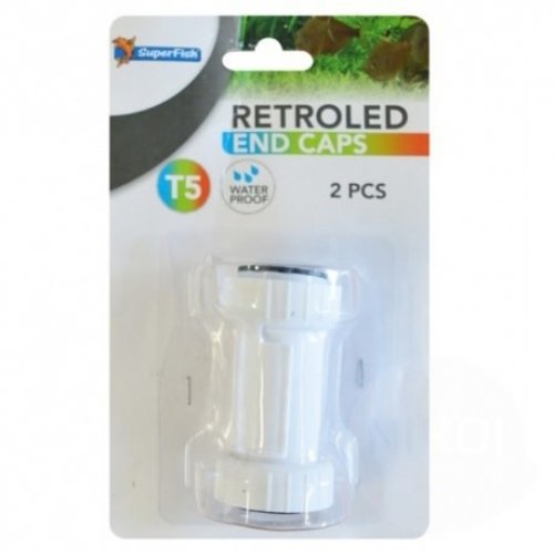 SuperFish SuperFish Retro LED waterdichte dop T5 2 stuks SuperFish SuperFish Retro LED waterdichte dop T5 2 stuks