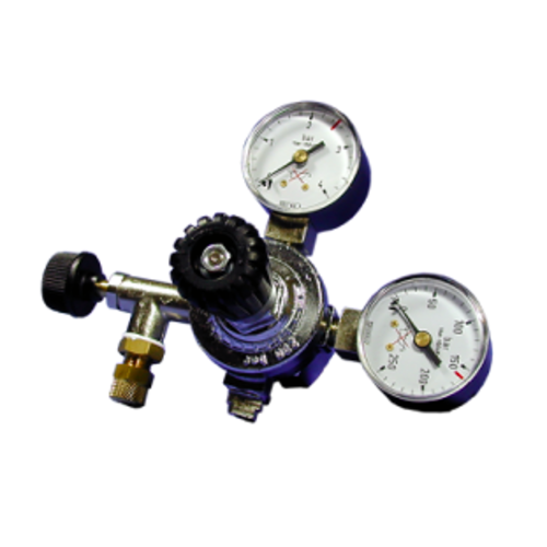 D-D D-D CO2 Reguator with 2 Gauges + Pinwheel Adjustment D-D D-D CO2 Reguator with 2 Gauges + Pinwheel Adjustment