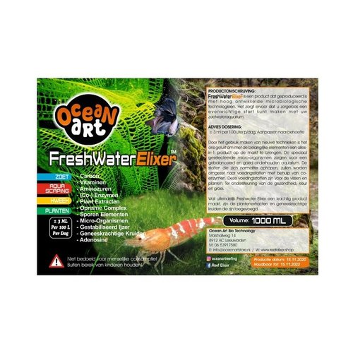 Ocean Art Ocean Art Freshwater Elixer 500 ml Ocean Art Ocean Art Freshwater Elixer 500 ml