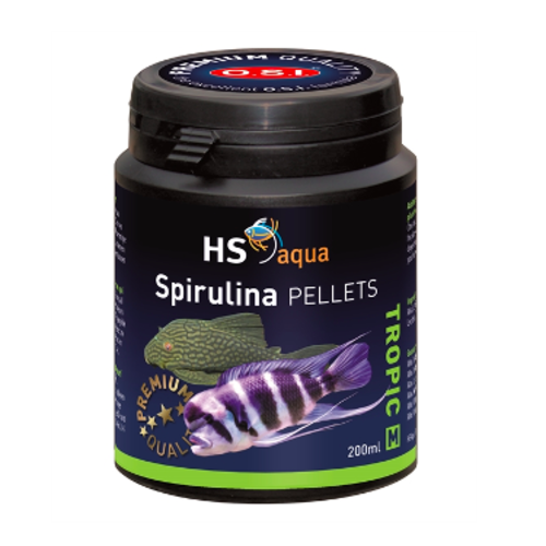HS Aqua HS Aqua Spirulina pellets M 200ml HS Aqua HS Aqua Spirulina pellets M 200ml