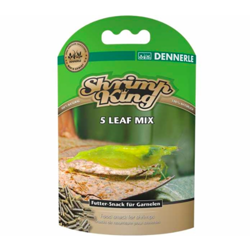 Dennerle Dennerle Shrimp king 5 Leaf mix 45 gram Dennerle Dennerle Shrimp king 5 Leaf mix 45 gram