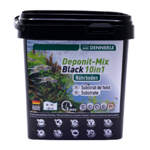 Dennerle Dennerle Deponitmix Black 10 in 1 emmer 2,4 kg Dennerle Dennerle Deponitmix Black 10 in 1 emmer 2,4 kg