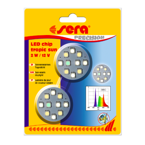 Sera Sera LED chip tropic sun 2 W / 12 V 2 stuks Sera Sera LED chip tropic sun 2 W / 12 V 2 stuks