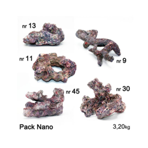 Dutch Reef Rock Dutch Reef Rock Pack Nano 3,2 Kg Dutch Reef Rock Dutch Reef Rock Pack Nano 3,2 Kg
