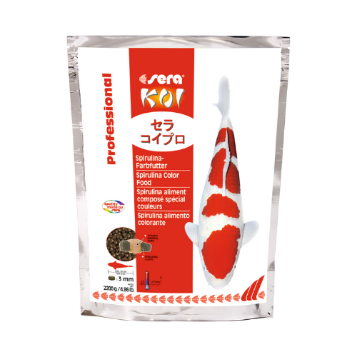 Sera Sera Koi Professional Spirulina-kleurvoeder 2.200 g Sera Sera Koi Professional Spirulina-kleurvoeder 2.200 g
