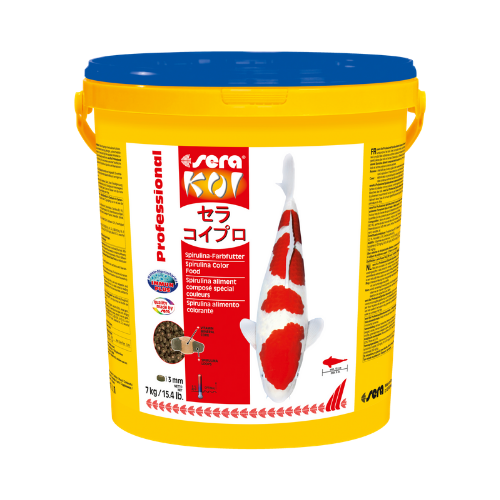 Sera Sera Koi Professional Spirulina-kleurvoeder 7 kg Sera Sera Koi Professional Spirulina-kleurvoeder 7 kg
