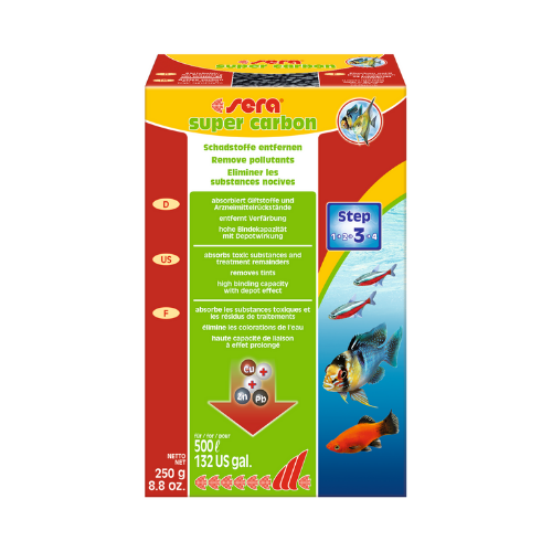 Sera Sera Super carbon 250 gram Sera Sera Super carbon 250 gram