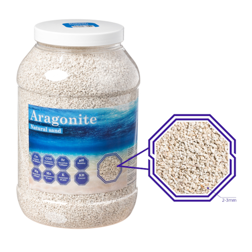 DVH Aquatic DVH Aragonite Natural Sand 9KG 2-3mm DVH Aquatic DVH Aragonite Natural Sand 9KG 2-3mm