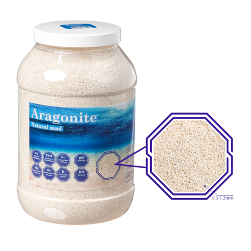 DVH Aquatic DVH Aragonite Natural Sand 9KG 0,3-1,2mm DVH Aquatic DVH Aragonite Natural Sand 9KG 0,3-1,2mm