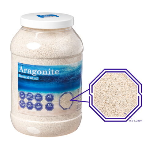 DVH Aquatic DVH Aragonite Natural Sand 2,8KG 0,3-1,2mm